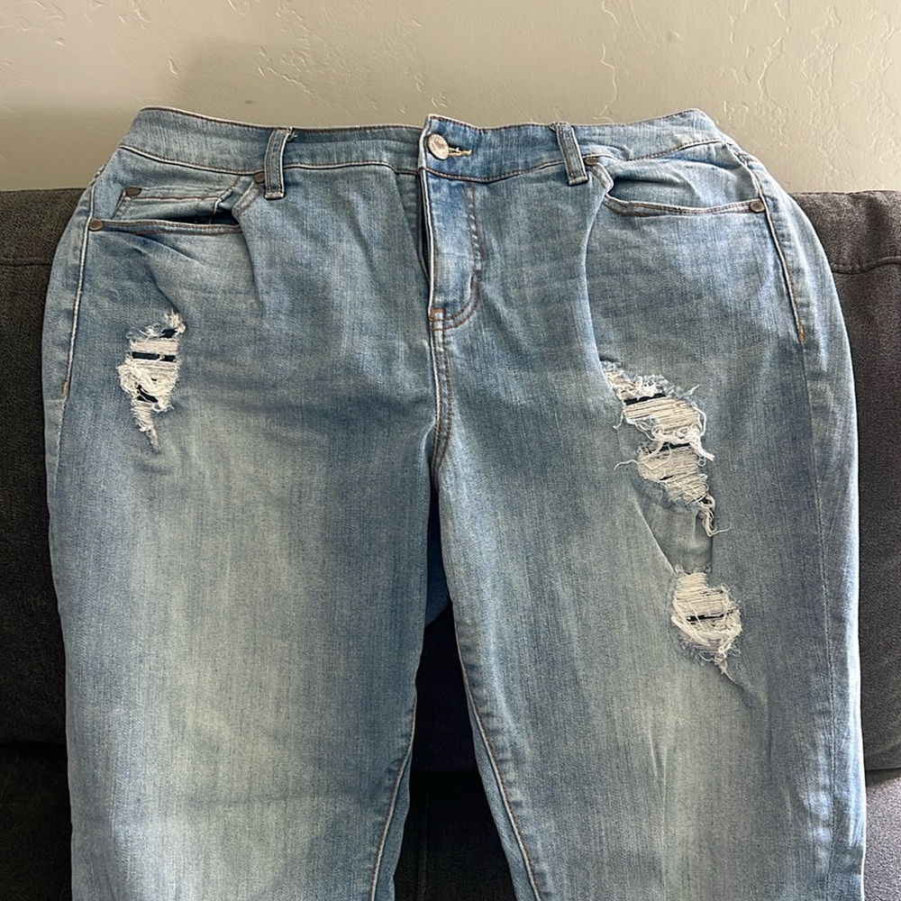 Torrid distressed jeans
